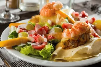 Seafood Crepe