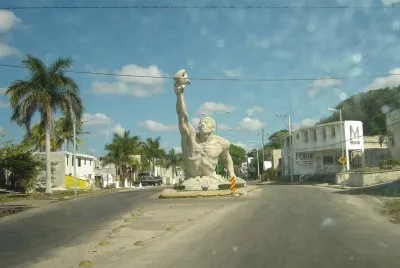 Monumento en Lerma, Campeche.
