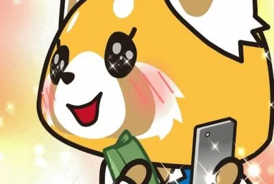 aggretsuko feliz