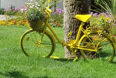 פאזל של yellow bike