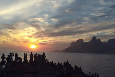 Por do Sol - Pedra do Arpoador -  Rio jigsaw puzzle