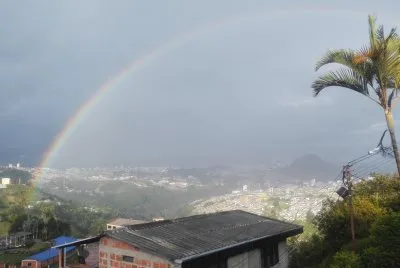 arco iris desde casa