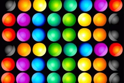 Boules colorÃ©es