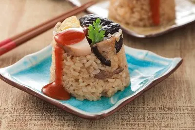 Tube rice pudding