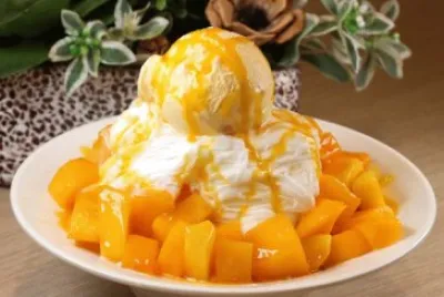 Mango shaved ice