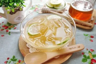 Lemon ice jelly