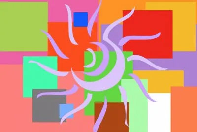Soleil parme jigsaw puzzle
