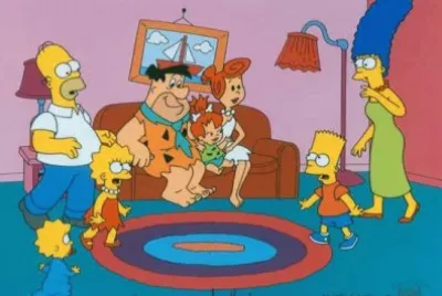 פאזל של The Flintstones x The Simpsons