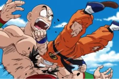 Goku vs Ten Shin Han jigsaw puzzle