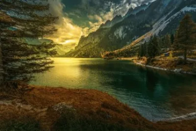 Lago Gosau-Austria jigsaw puzzle