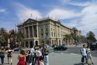 BARCELONA, INICIO DE LAS RANFLAS, ESPAÃ‘A