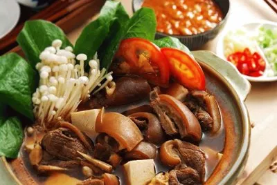 Mutton hot pot