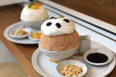 Boba shaved ice