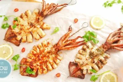 Grilled squid