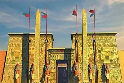 Templo egipcio jigsaw puzzle