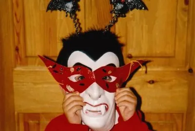 Traditional holiday costumes and decorations
