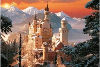 Castillo del Rey Loco-Alemania jigsaw puzzle