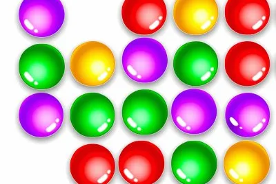 Boules colorÃ©es