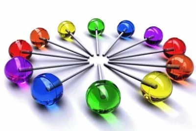Boules colorÃ©es