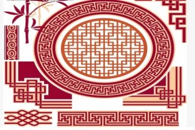 ä¸­å¼ç·šæ¢çŸ¢é‡åœ–