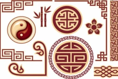 ä¸­å¼ç·šæ¢çŸ¢é‡åœ–