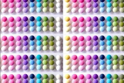 Boules colorÃ©es