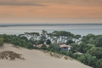 DU HAUT DE LA DUNE DU PYLA jigsaw puzzle