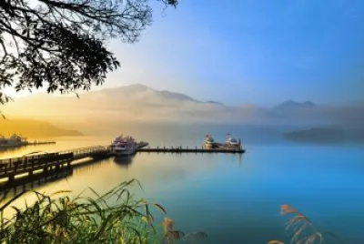 Por do sol no lago 2 jigsaw puzzle