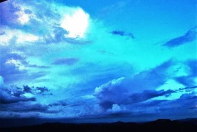 Ocaso en la Sierra Tarahumara, Chihuahua.