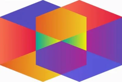 פאזל של å½©è‰²å¹¾ä½•ç·šæ¢çŸ¢é‡åœ–