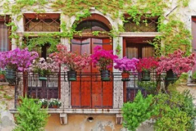 BalcÃ³n con flores