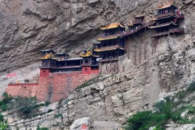 Templo Xuankong jigsaw puzzle