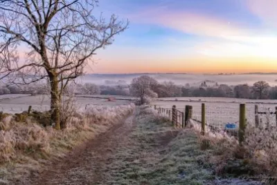 Frosty Track Scotland jigsaw puzzle
