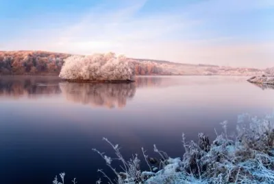 Frosty Banton Loch jigsaw puzzle