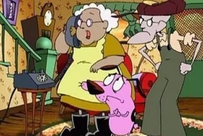 el perro cobarde