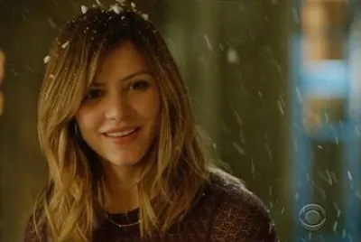 Paige in the snow! - Dominoes