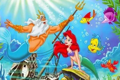 sirenita y el rey triton