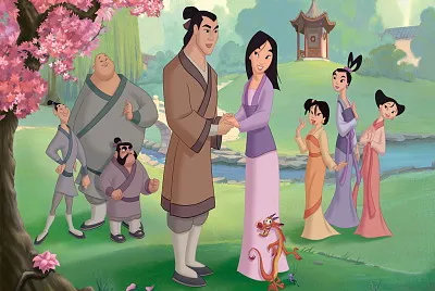 los personajes de mulan