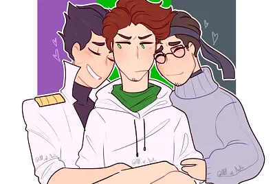 trio amoroso vegetta rubius y mangel