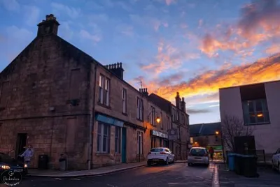 town sunset Kilsyth jigsaw puzzle