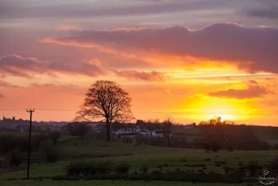 sunset Kirkintilloch jigsaw puzzle