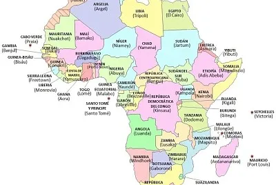 Mapa Africa