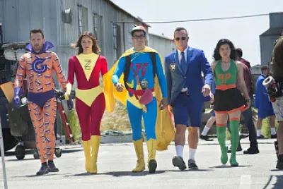 Walking like superheroes - Super Fun Guys
