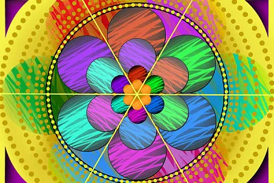 Mandala jigsaw puzzle