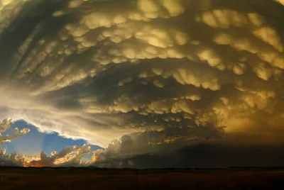 פאזל של Mammatus Thunderstorm Sunset