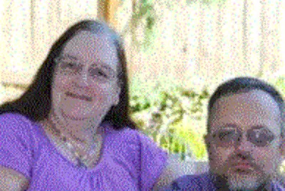 Couple in Purple