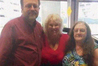 Diana Radabaugh with Glenn and Terrie