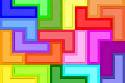 Colorful jigsaw puzzle