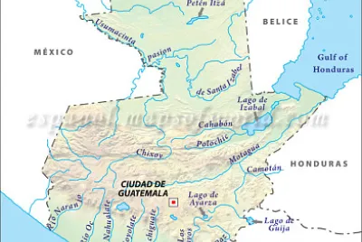 mapa de Guatemala
