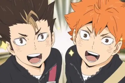 Haikyuu - Nishinoya and Hinata